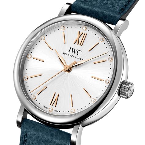 iwc portofino 34mm white quartz|iwc portofino automatic 34.